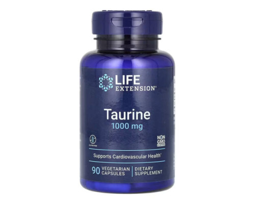 Taurine (Life Extension (США)) 1000 mg, 90 vcaps