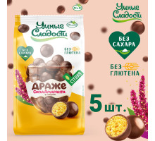 Умные сладости Драже в  глазури, амарантовое 50г  1/27