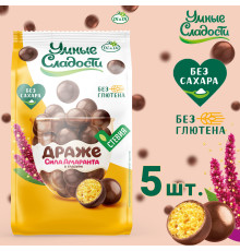 Умные сладости Драже в  глазури, амарантовое 50г  1/27