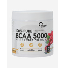 BCAA 5000 (OPTIMUM SYSTEM (Россия)) Powder 550гр Малина