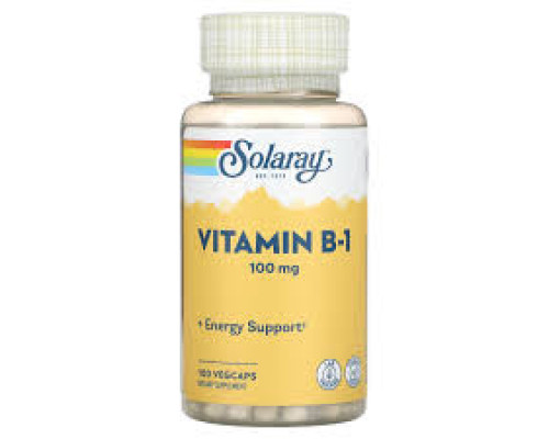 Vitamin B1 (Solaray США) V 100ct 100mg