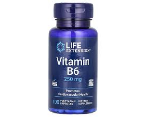 Vitamin B6 (Life Extension (США)) 250мг 100 vcaps