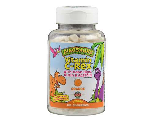 Vitamin C-Rex (KAL США) 100ct 100mg Orange