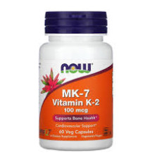 Vitamin K-2 (MK7) (NOW (США)) 100 mcg, 60 vcaps