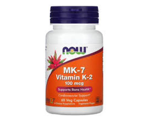 Vitamin K-2 (MK7) (NOW (США)) 100 mcg, 60 vcaps