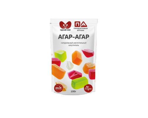 Агар-Агар 'Продуктовая Аптека' (Doy-Pack) 100г Агар-Агар 'Продуктовая Аптека' (Doy-Pack) 100г