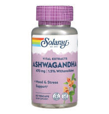 Ashwagandha EXT (Solaray США) V 60ct 470mg