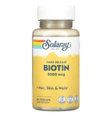 Biotin TR (Solaray США) V 60ct 5000mcg