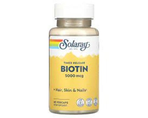 Biotin TR (Solaray США) V 60ct 5000mcg