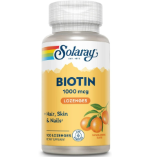 Biotin (Solaray США) 100ct 1000mcg Orange