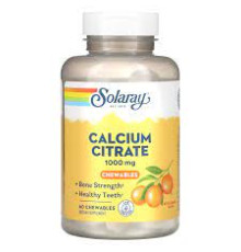 Calcium Citrate (Solaray США) 60ct 1000mg Orange