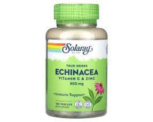 Echinacea w Vit C & Zinc (Solaray США) V 100ct 850mg