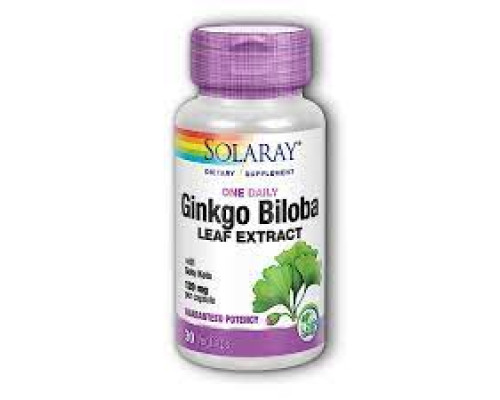 Ginkgo Biloba EXT (Solaray США) V 30ct 120mg