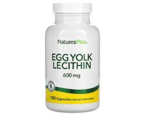 Egg Yolk Lecithin 600 Mg (Nature's Plus) 180 vcap