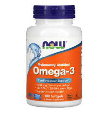 Omega-3 (NOW (США)) 1000mg 100капс