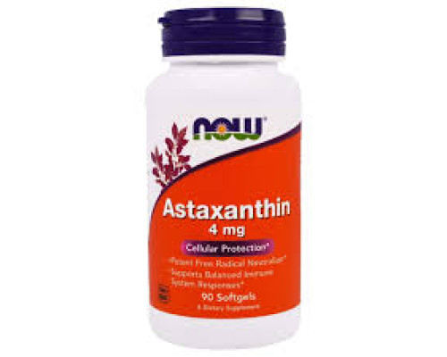 Astaxanthin (NOW (США)) 4 Mg 90 Veg softgels