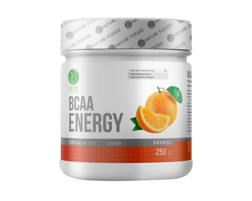 BCAA Energy (NATURE FOODS (Россия)) 250гр Апельсин