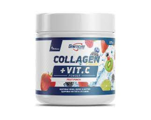 Collagen (GENETICLAB (Россия))+ВИТАМИН С 225гр фрукт пунш