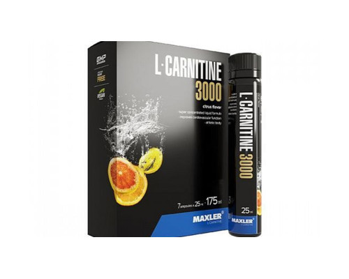 L-carnitine (Maxler (США)) цитрус, 25 мл