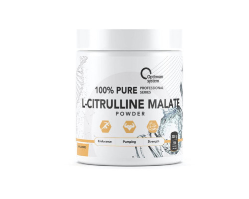 L-Citrulline (OPTIMUM SYSTEM (Россия)) Malate 200 грамм (Без вкуса)