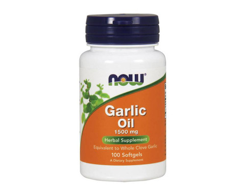 Garlic Oil (NOW (США) 1500 mg 3X /100 капс