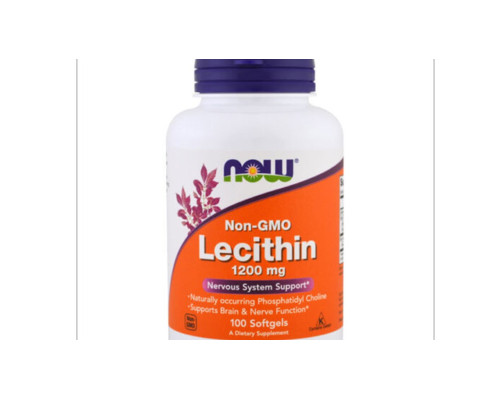 Lecithin (NOW (США)) 1200mg 100 Sgels