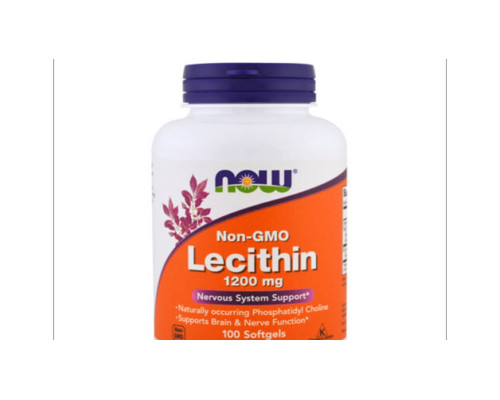 Lecithin (NOW (США)) Sunflower 1200mg 100 софгелькапс