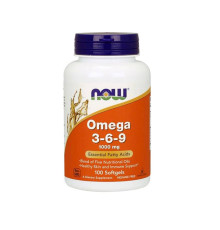 Omega 3-6-9 (NOW (США)) 1000 mg, 100 softgels