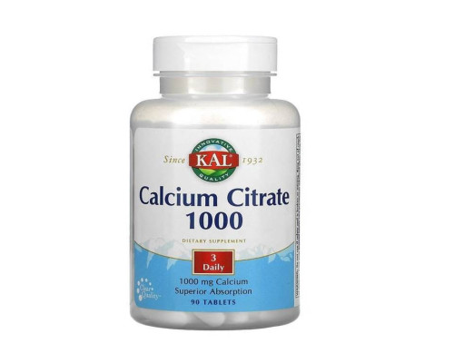 Calcium Citrate (KAL США) 90таб