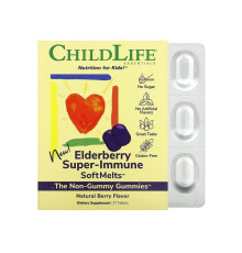 ChildLife Elderberry Super-Immune SoftMelts 27 таблеток