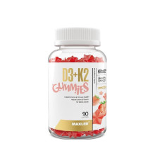 D3+K2 (Maxler) Gummies 90жт Strawberry Flavor