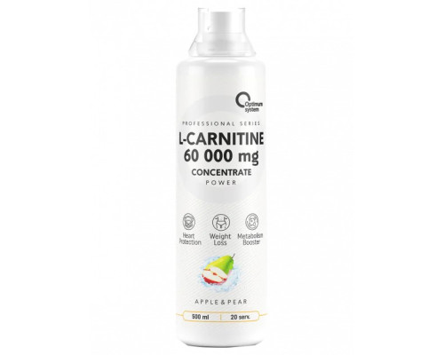 L-Carnitine (OPTIMUM SYSTEM (Россия)) Concentrate 60 000 Power 500 мл яблоко-груша