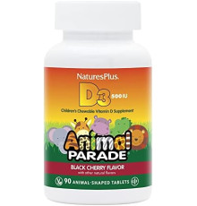 Animal Parade Vit D3 500 Iu (Nature's Plus) 90 chewable