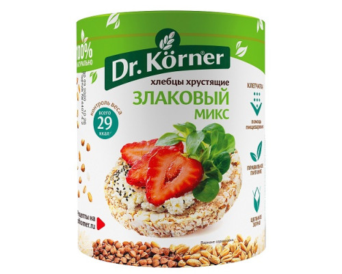 Хлебцы 'Dr.Korner' 100гр Злаковый микс