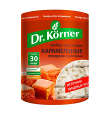 Хлебцы 'Dr.Korner' 90гр 'Карамельные' Кукурузно-Рисовые Без Глютена