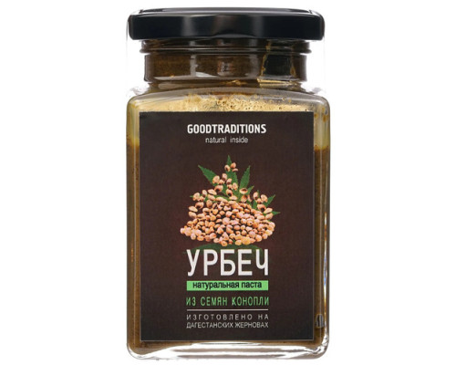 Урбеч (Добрые традиций (Россия)) из семян конопли, 230 гр Урбеч (Добрые традиций (Россия)) из семян конопли, 230 гр