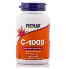 Vitamin C (NOW (США)) -1000 Rh Sr 100табл