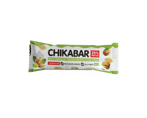 Батончик CHIKALAB 60гр Фисташковый крем (20)