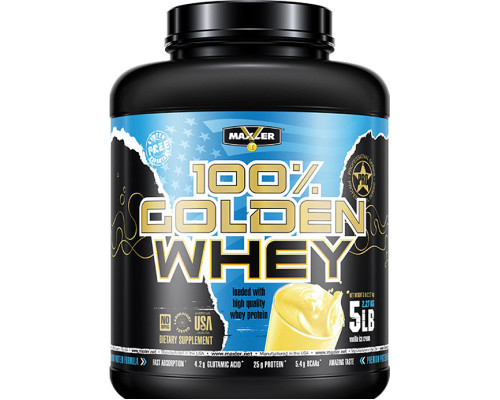 Whey Golden 2270гр Ванильді балмұздақ Whey Golden 2270гр Ванильді балмұздақ