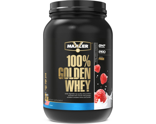 Whey Golden 908гр клубника