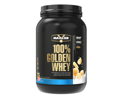 Whey (Maxler (США)) Golden 908гр банан крем