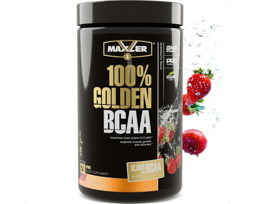 BCAA (Maxler (США)) 100% Golden 420гр Клубника