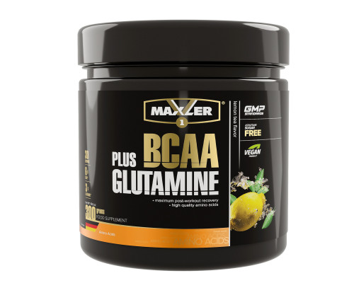 BCAA (Maxler (США))+Glutamine 300гр Лимон