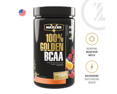 BCAA (Maxler (США)) 100% Golden 420гр Фруктовый пунш