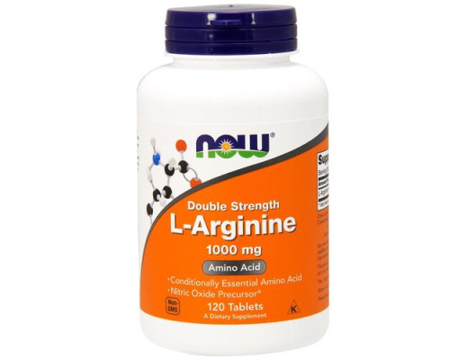 Arginine (NOW (США)) 1000 mg /120 табл.