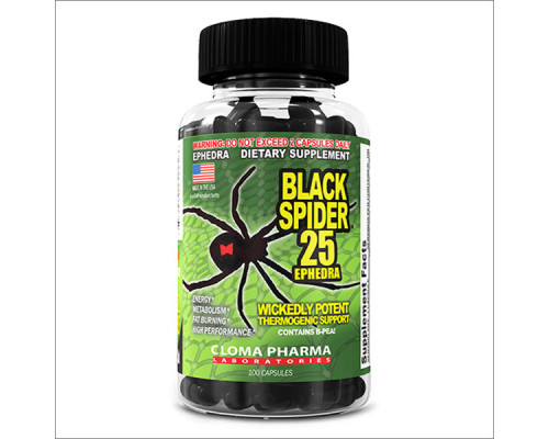 Black Spider жиросж,лучш метабол,энергия 100 капс