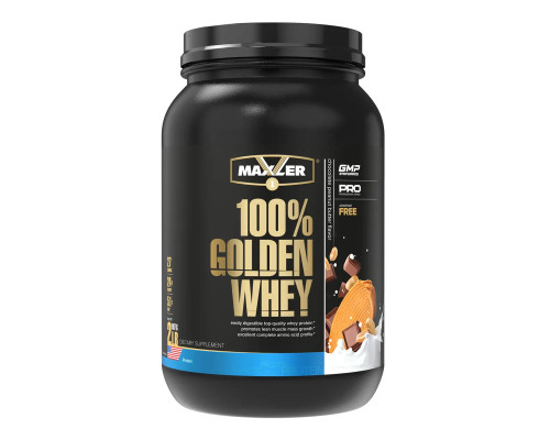 Whey (Maxler (США)) Golden 908гр арахисовая паста