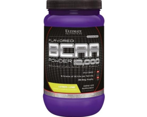 BCAA 12000 (Ultimate Nutrition (США)) Powder 228гр лимон лайм